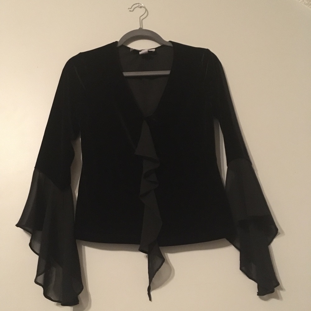 Black Velvet Top